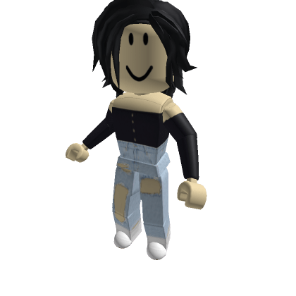 Navy-Blue-Button-Front-Off-Shoulder-Top-Roblox-Avatar