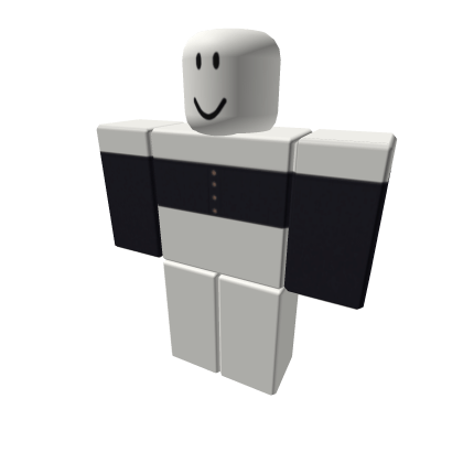Navy-Blue-Button-Front-Off-Shoulder-Top-Roblox