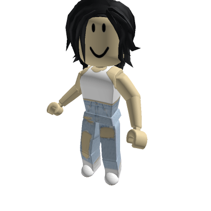 White-Crop-Top-Roblox-Avatar