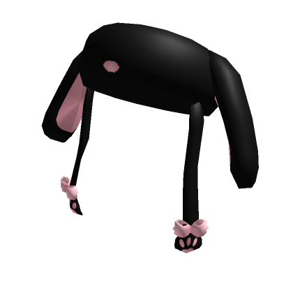 Black Fluffy Aesthetic Bunny Hat Black Fluffy Aesthetic Bunny Hat