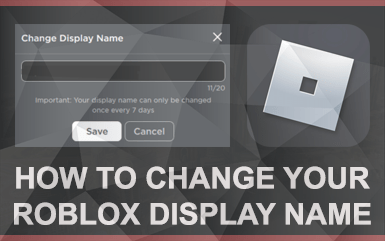 How to change your Roblox Display Name
