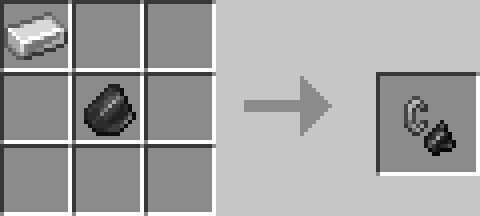 Minecraft - Crafting Flint and Steel Minecraft - Crafting Flint and Steel