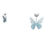 Butterfly Earrings in Blue Roblox Butterfly Earrings in Blue Roblox