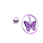 Purple Butterfly Hoop Earrings Roblox Purple Butterfly Hoop Earrings Roblox