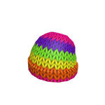 Rainbow Knit Beanie roblox Rainbow Knit Beanie roblox