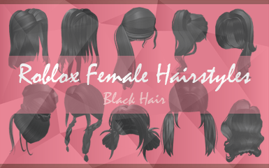 Roblox Female Hairsyles - Black Hair
