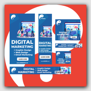 Digital Marketing Google Ads Banner PLR Template - Featured