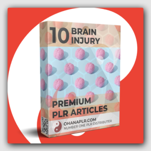 10 Premium Brain Injury PLR Articles - Featured Image