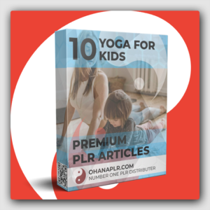 10 Premium Yoga for Kids PLR Articles - Featured Image