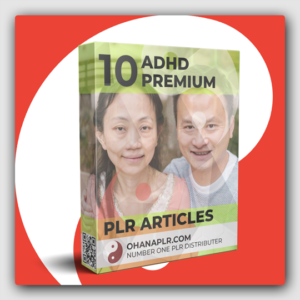 10 Premium ADHD PLR Articles - Featured Image