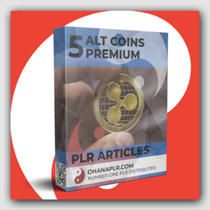 5 Premium Alt Coins PLR Articles - Featured Image