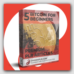 5 Premium Bitcoin for Beginners PLR Articles - Featured Image