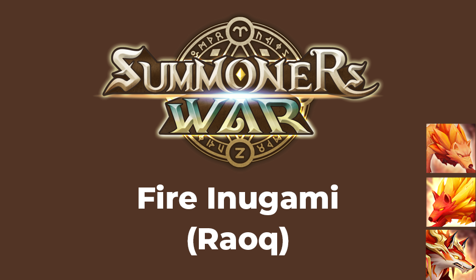 Summoners War Inugami Fire (Raoq)