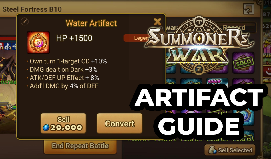 Summoners War Artifact Guide - Featured Image