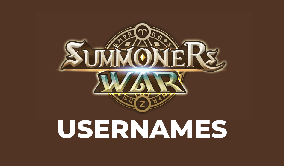 Summoners War Usernames