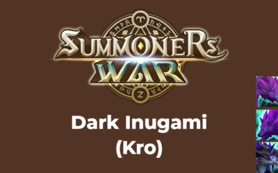 Summoners War Dark Inugami (Kro) Runes