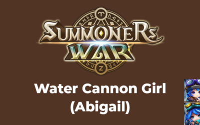 Summoners War Water Cannon Girl (Abigail) Runes