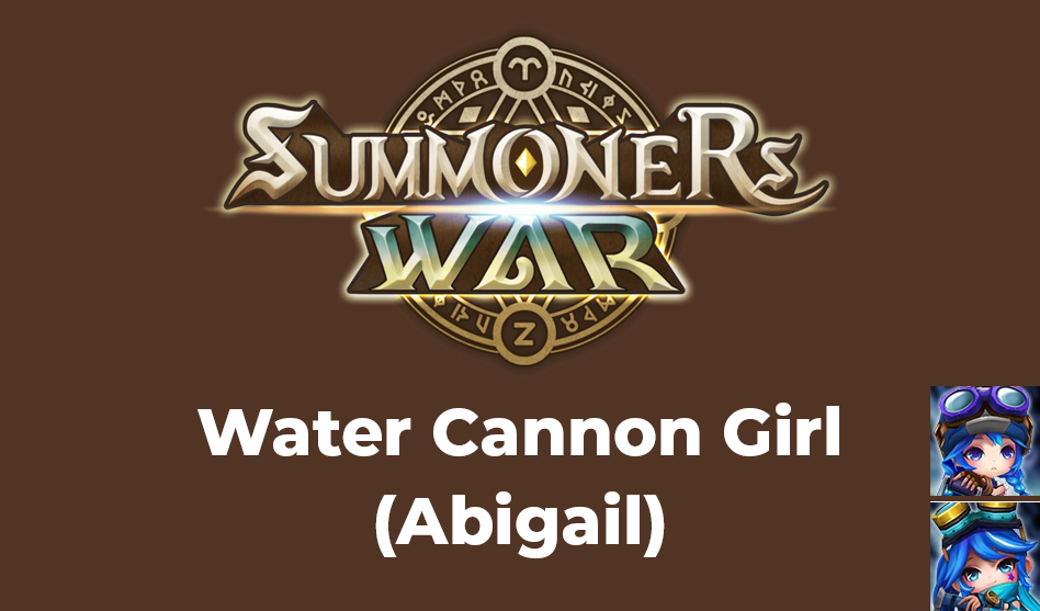 Summoners War Monster Featured - Water Cannon Girl Abigail