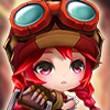 Summoners War Monster - Fire Cannon Girl Scarlett