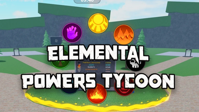 Best Roblox Tycoon Games - 18 Elemental Powers Tycoon